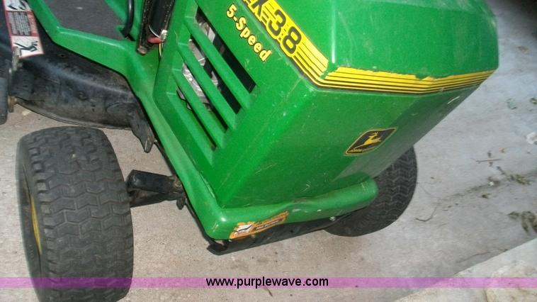 image for item B1335 John Deere STX38 lawn mower