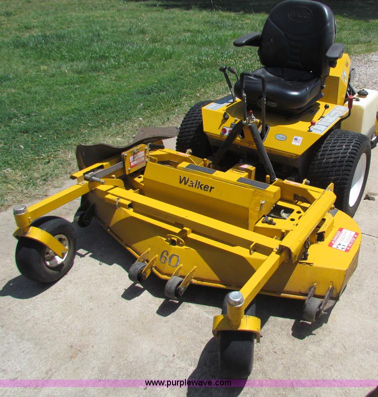 image for item B7272 2008 Walker Super Bee lawn mower