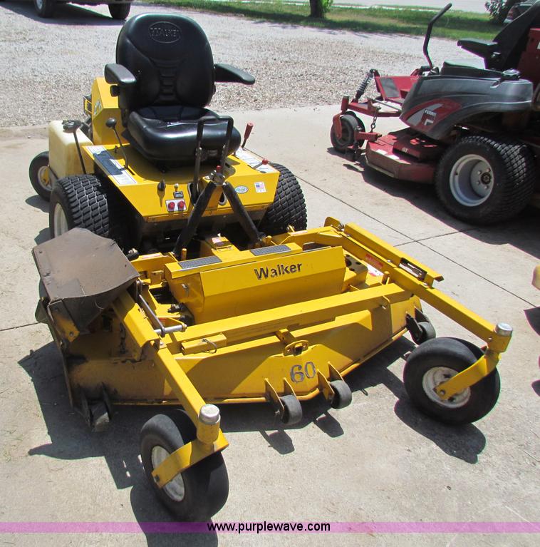 image for item B7272 2008 Walker Super Bee lawn mower