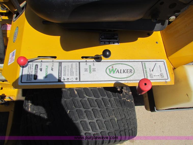 image for item B7272 2008 Walker Super Bee lawn mower