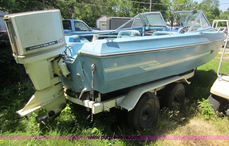 image for item B9115 1977 Arrowglass Cheetah 17' boat