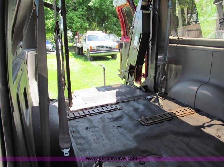 image for item C2134 1997 Ford E350 Club Wagon handicap van