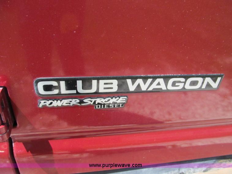 image for item C2134 1997 Ford E350 Club Wagon handicap van