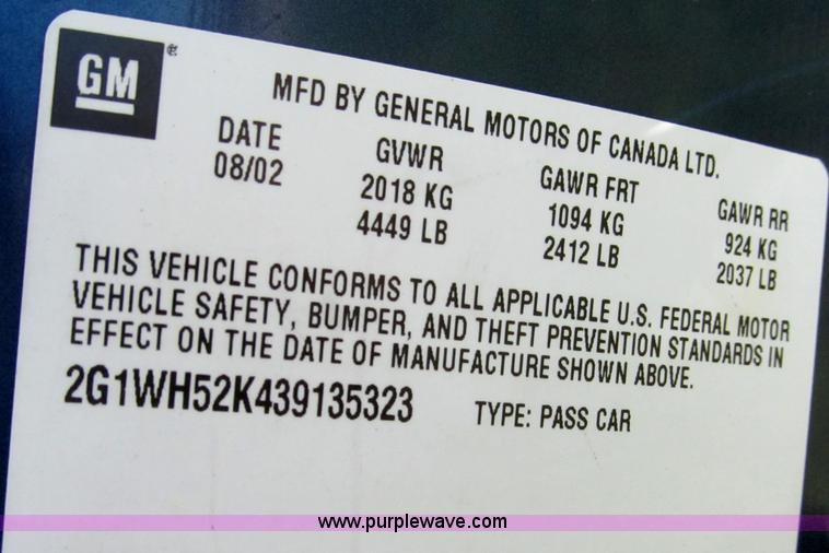 image for item C2141 2003 Chevrolet Impala LS