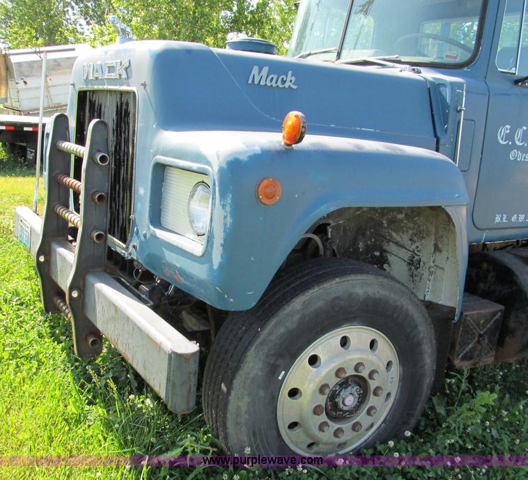 image for item C2151 1979 Mack flatbed boom truck