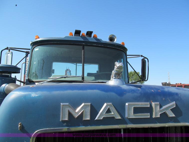 image for item C2151 1979 Mack flatbed boom truck