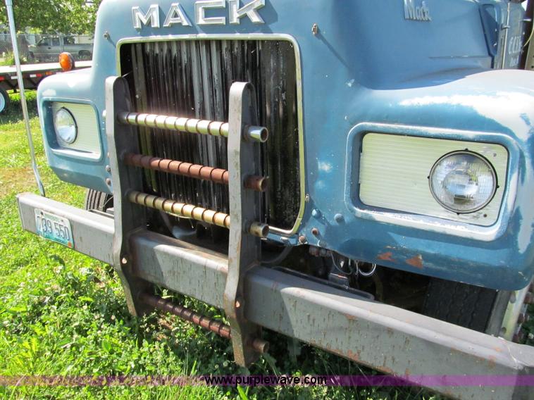image for item C2151 1979 Mack flatbed boom truck