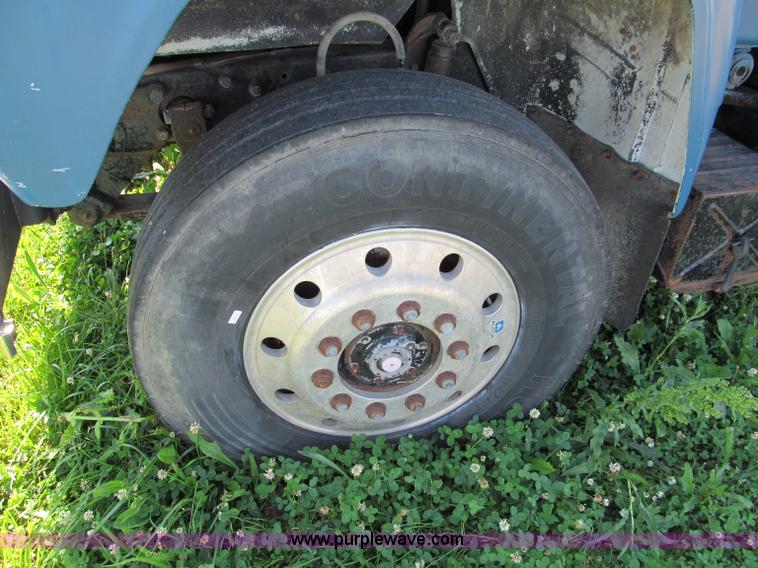 image for item C2151 1979 Mack flatbed boom truck