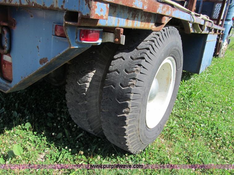 image for item C2151 1979 Mack flatbed boom truck