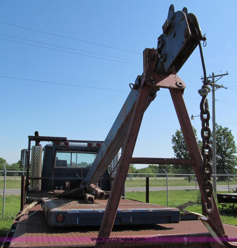 image for item C2151 1979 Mack flatbed boom truck