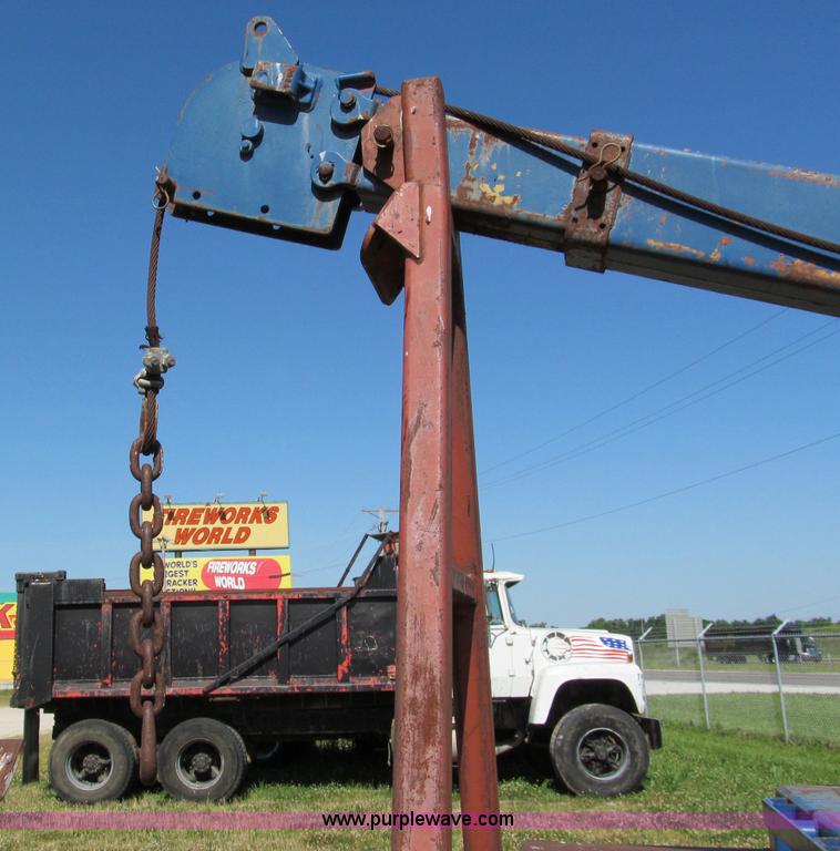 image for item C2151 1979 Mack flatbed boom truck