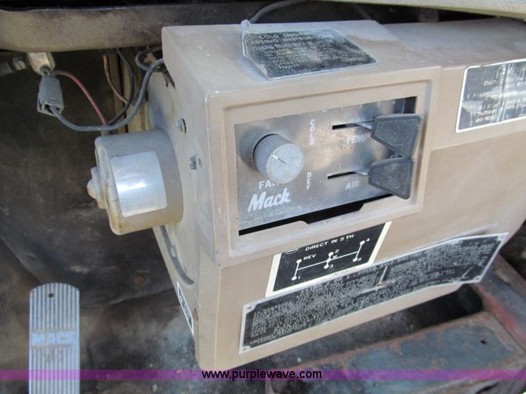 image for item C2151 1979 Mack flatbed boom truck