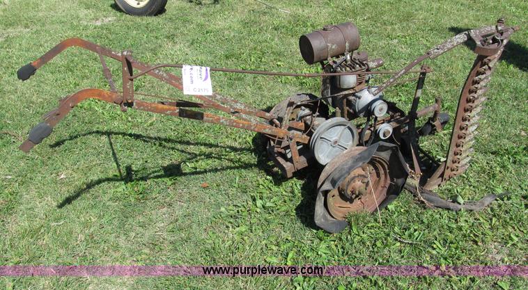 image for item C2175 Antique walk behind gas powered sickle mower