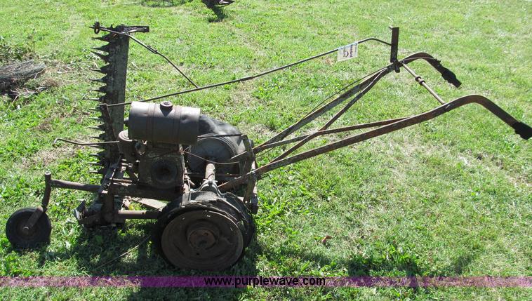 image for item C2175 Antique walk behind gas powered sickle mower