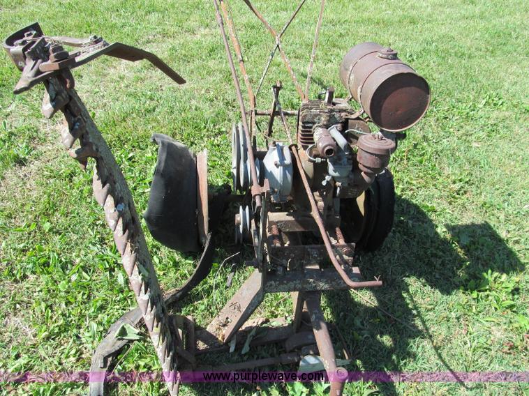 image for item C2175 Antique walk behind gas powered sickle mower