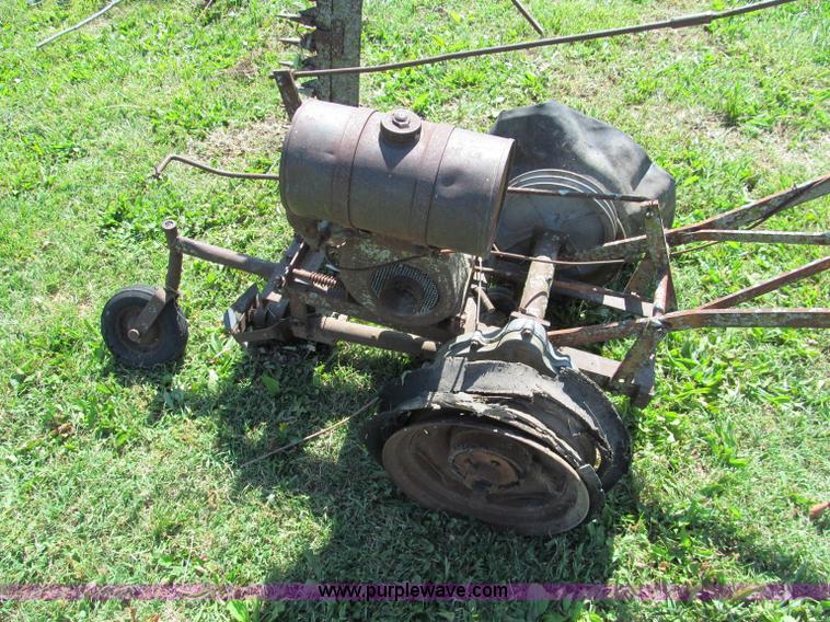 image for item C2175 Antique walk behind gas powered sickle mower