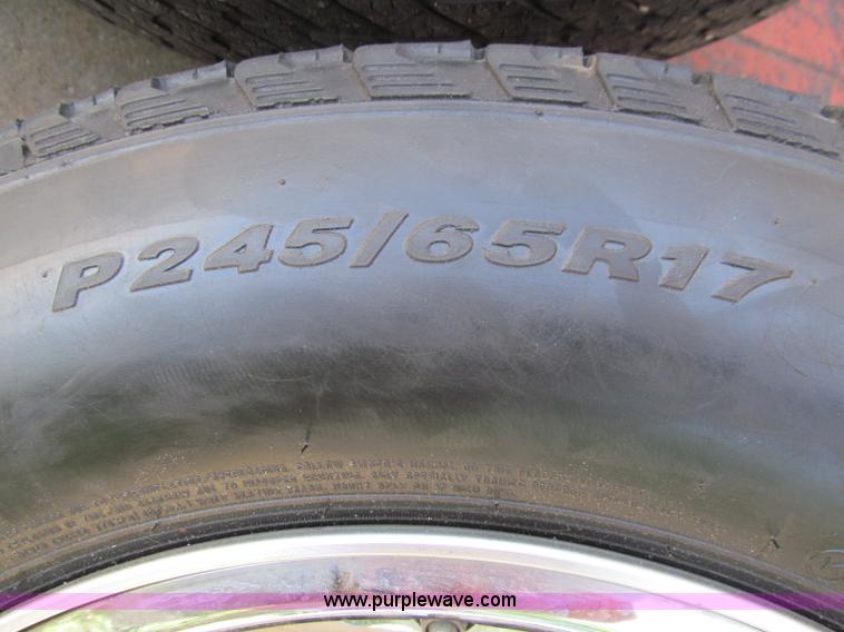 image for item D3283 (4) aluminum alloy wheels for Jeep