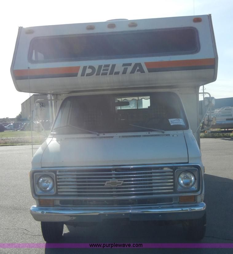image for item D4110 1977 Chevrolet Delta 30 RV camper