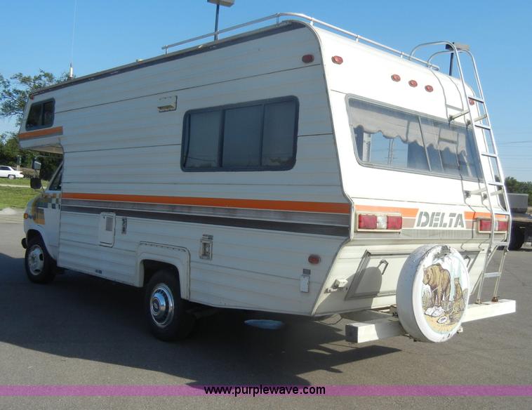 image for item D4110 1977 Chevrolet Delta 30 RV camper