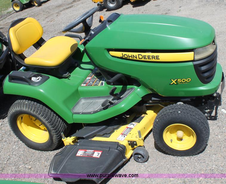image for item D5020 2008 John Deere X500 mower