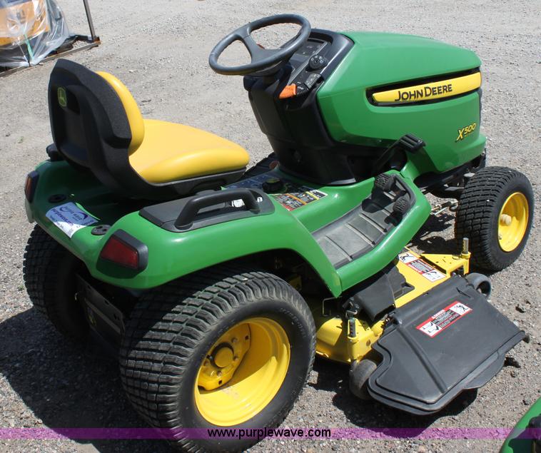 image for item D5020 2008 John Deere X500 mower