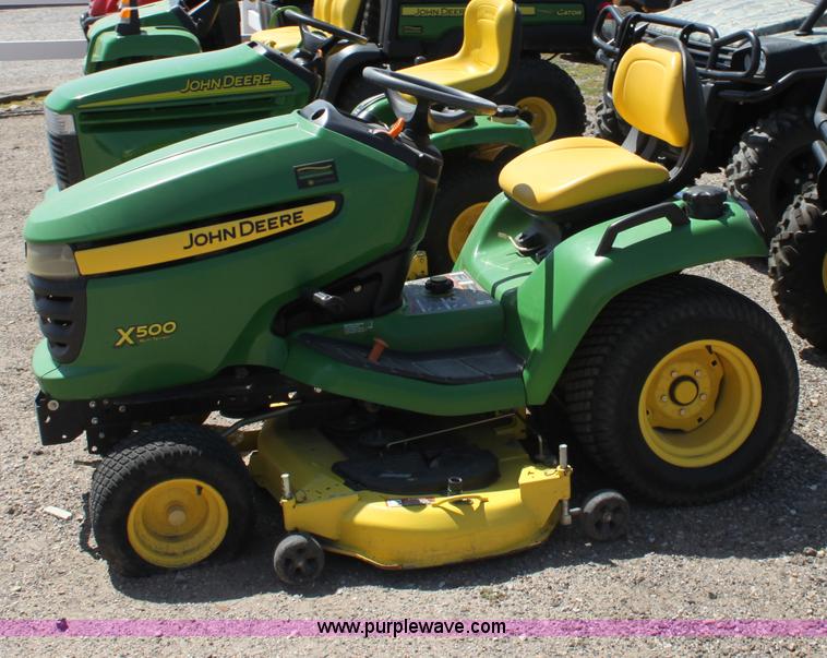 image for item D5020 2008 John Deere X500 mower