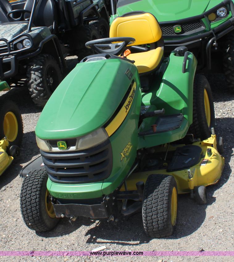 image for item D5020 2008 John Deere X500 mower