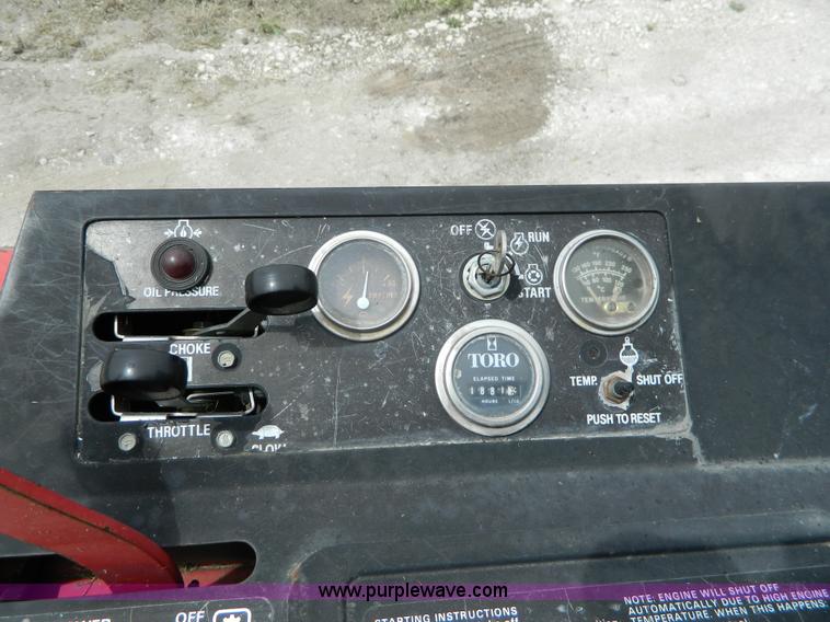 image for item T9847 Toro Ground Master 345 mower