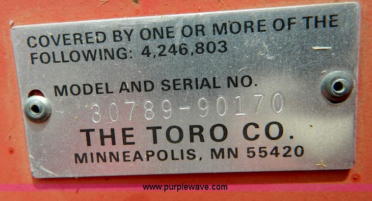 image for item T9847 Toro Ground Master 345 mower