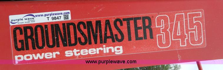 image for item T9847 Toro Ground Master 345 mower