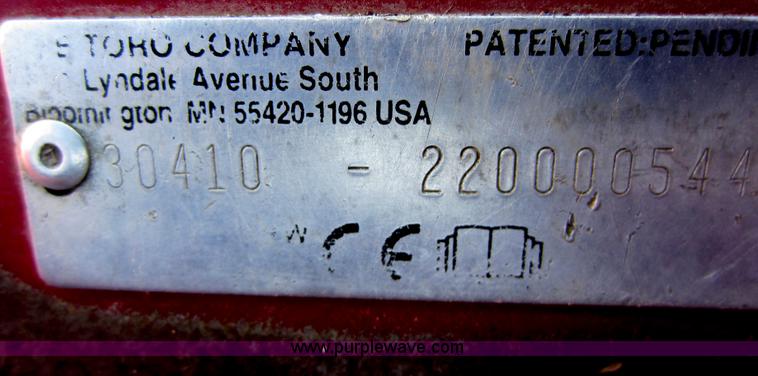 image for item V9100 Toro Groundsmaster 4000D lawn mower