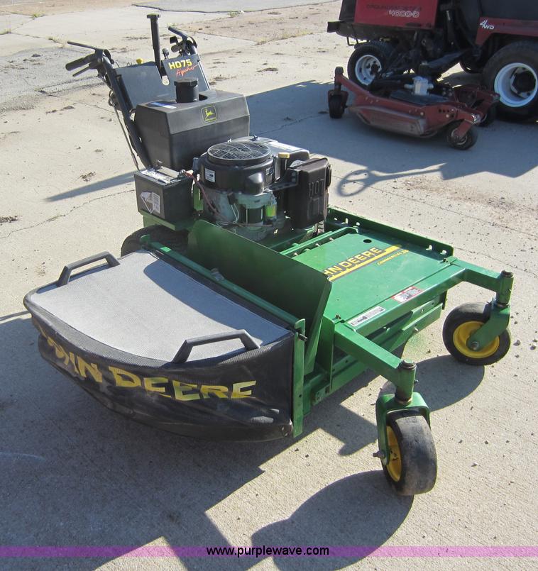 image for item V9101 John Deere HD75 commercial walk behind lawn mower