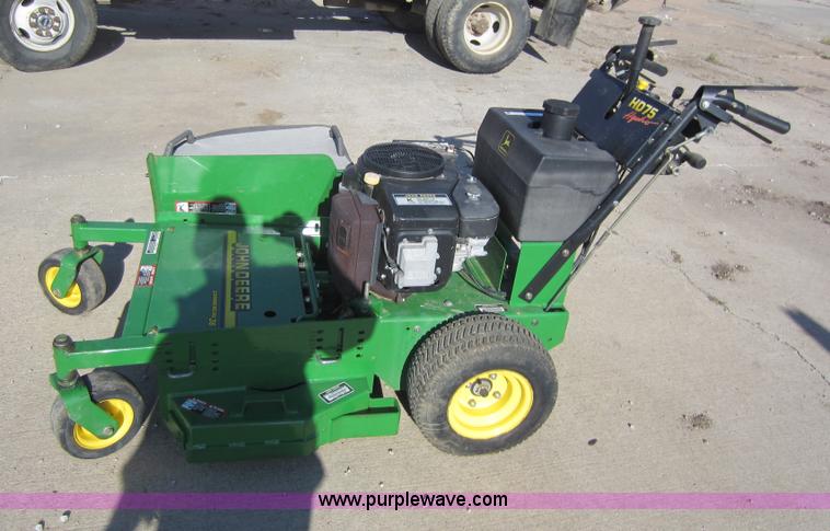 image for item V9101 John Deere HD75 commercial walk behind lawn mower