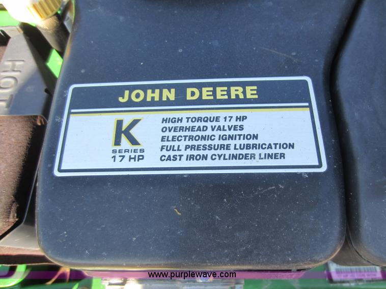 image for item V9101 John Deere HD75 commercial walk behind lawn mower