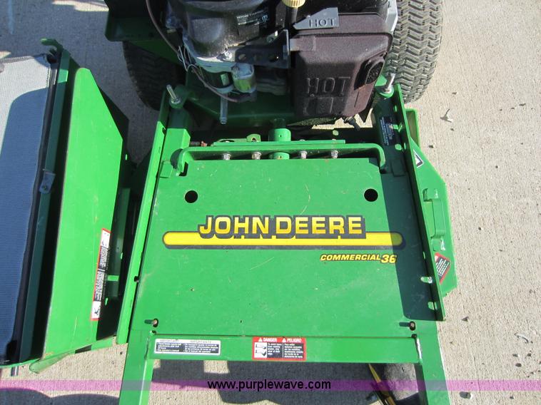 image for item V9101 John Deere HD75 commercial walk behind lawn mower