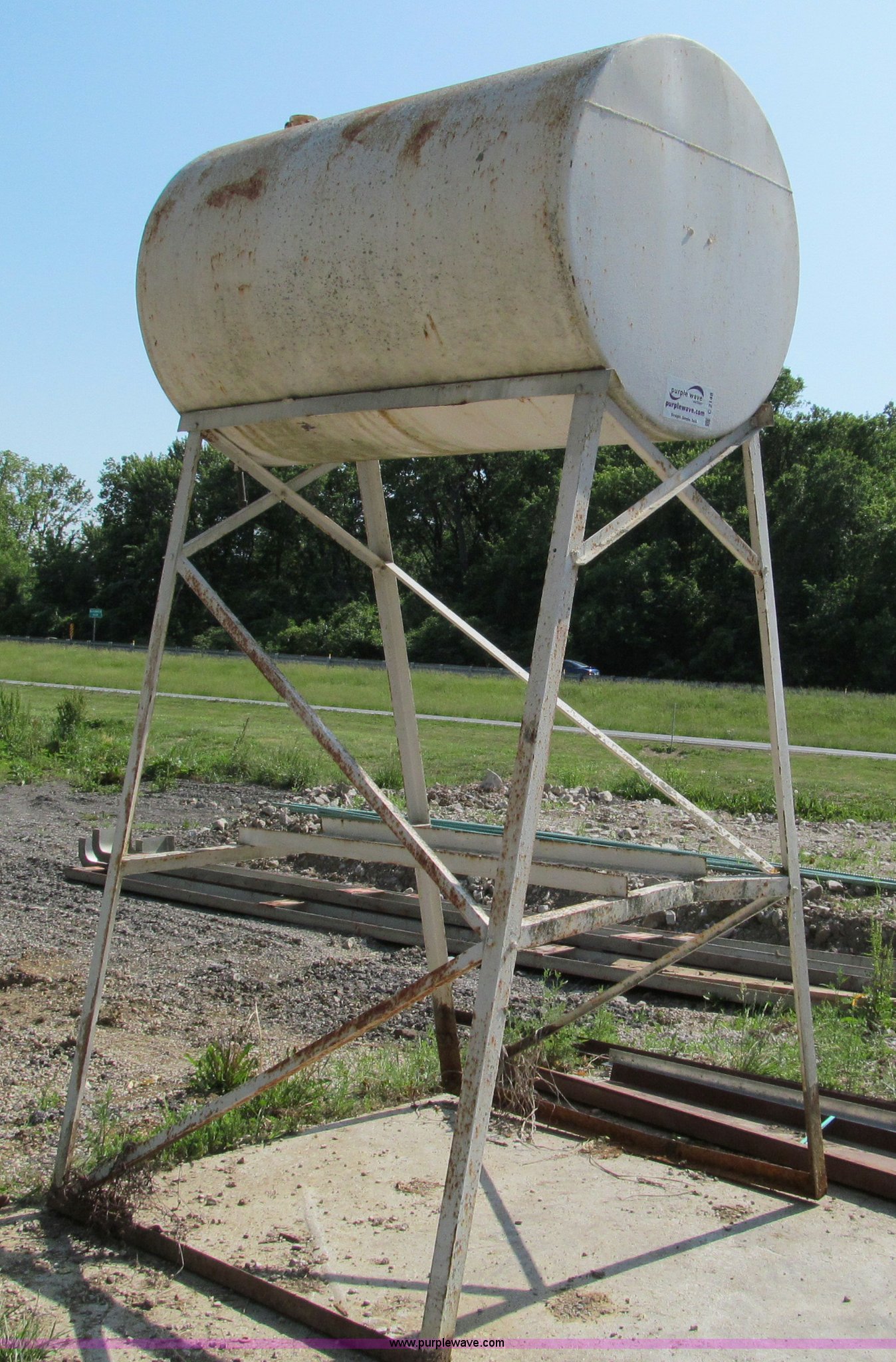 300 gallon fuel tank on stand in Centerview, MO Item C2148 sold