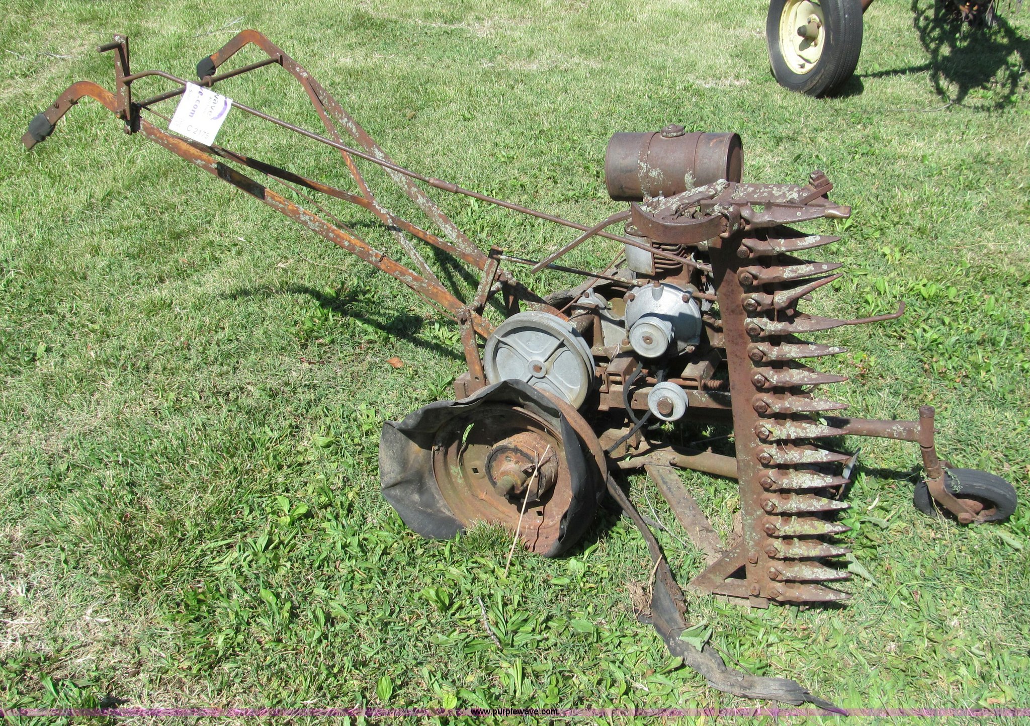 Antique walk behind gas powered sickle mower in Peculiar, MO Item
