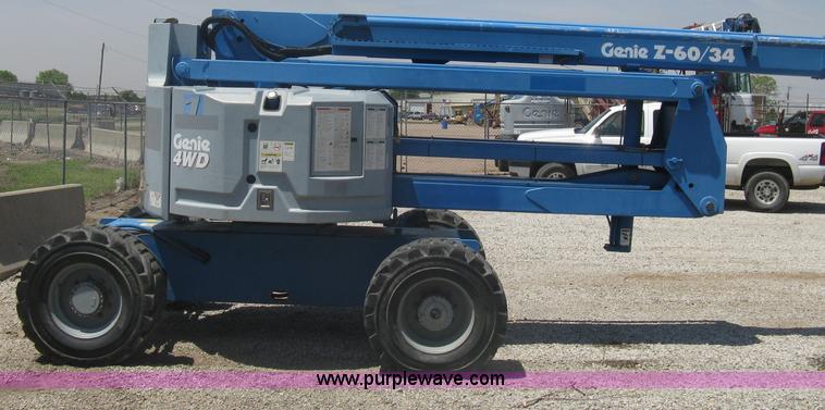 image for item A6402 1996 Genie Z-60/34 articulating boom lift