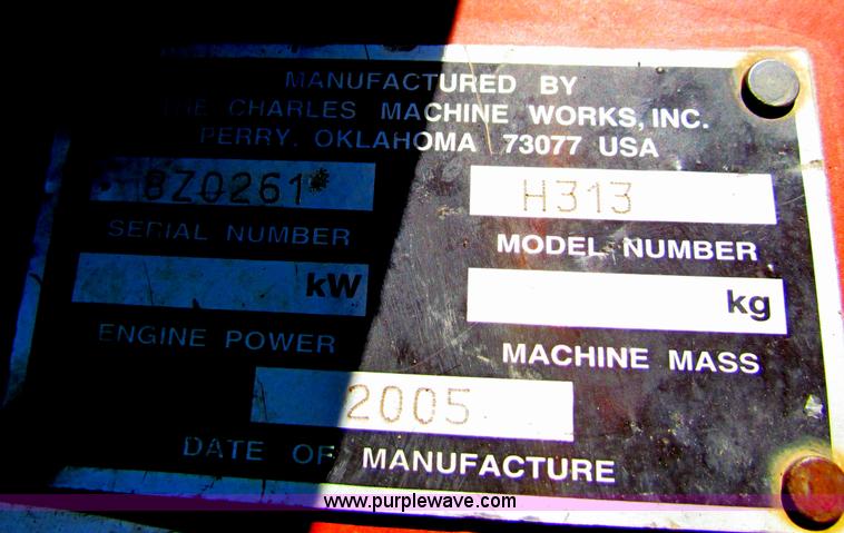 image for item B1304 2005 Ditch Witch RT40 trencher