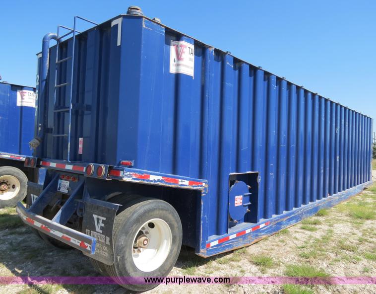image for item B2359 2005 V.E. Enterprises flat top liquid storage/frac tank