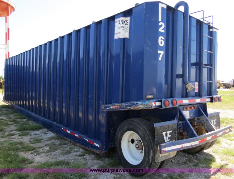 image for item B2359 2005 V.E. Enterprises flat top liquid storage/frac tank