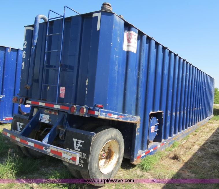 image for item B2361 2005 V.E. Enterprises flat top liquid storage/frac tank