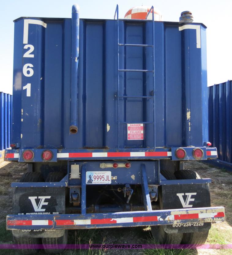 image for item B2361 2005 V.E. Enterprises flat top liquid storage/frac tank