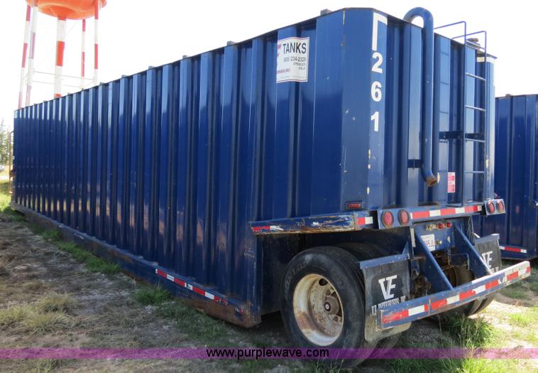 image for item B2361 2005 V.E. Enterprises flat top liquid storage/frac tank