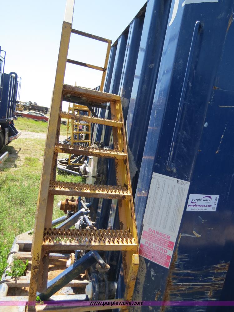 image for item B2361 2005 V.E. Enterprises flat top liquid storage/frac tank