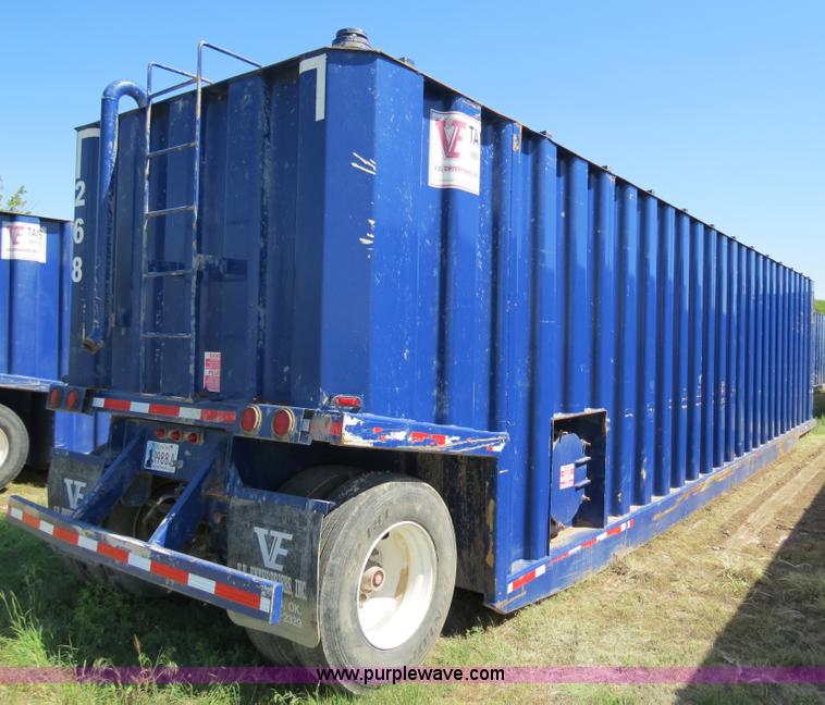 image for item B2362 2005 V.E. Enterprises flat top liquid storage/frac tank