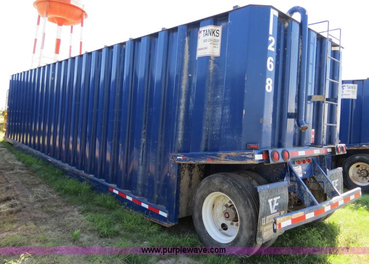 image for item B2362 2005 V.E. Enterprises flat top liquid storage/frac tank