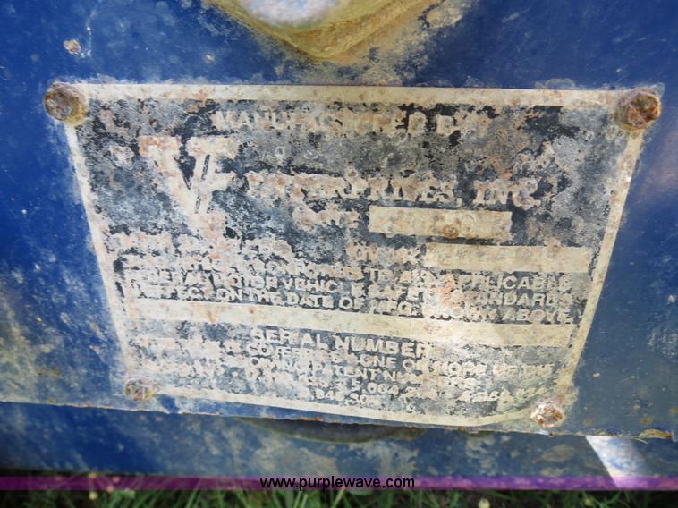 image for item B2362 2005 V.E. Enterprises flat top liquid storage/frac tank