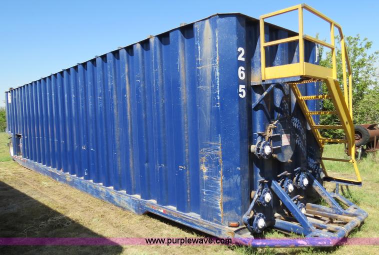 image for item B2363 2005 V.E. Enterprises flat top liquid storage/frac tank