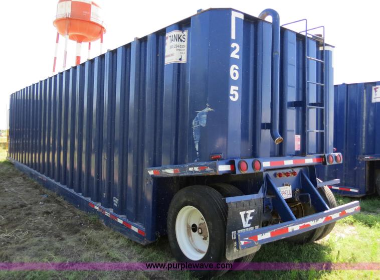 image for item B2363 2005 V.E. Enterprises flat top liquid storage/frac tank